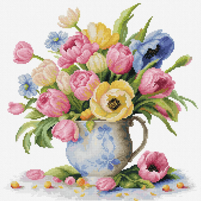 Kit de broderie Tulips Bouquet