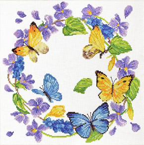 Voorbedrukt borduurpakket Needleart World Summer Wreath NW-NC340-037