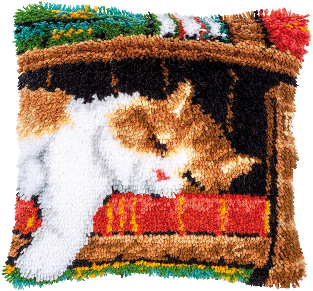 Coussin Chat Endormi