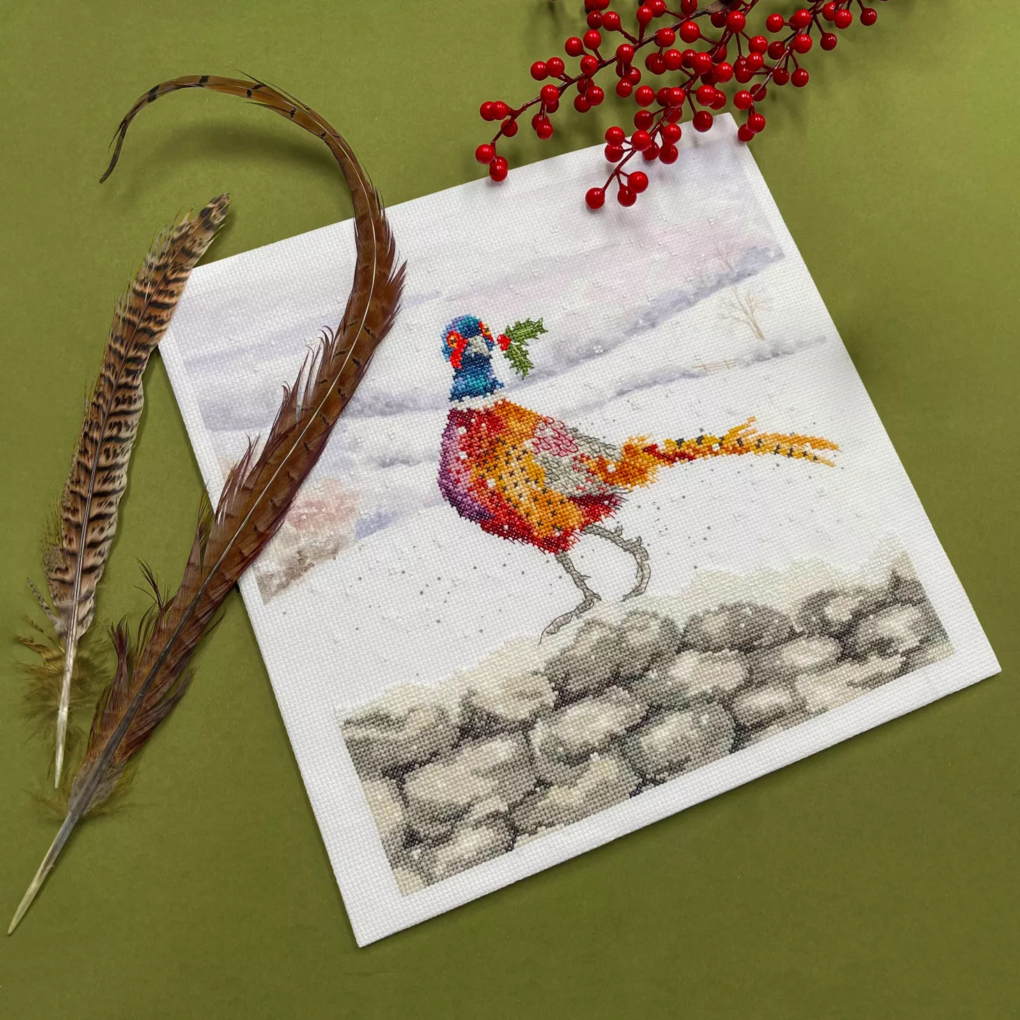 Kit de broderie A Festive Flourish