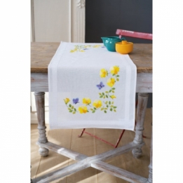 Chemin de table Fleurs Printemps