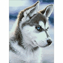 Diamond Painting Husky