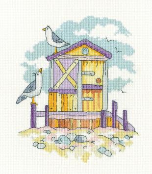 Heritage-Crafts-HC-1748A-Yellow-Beach-Hut