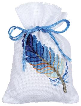 Sachet senteur 3 p. Plumes Bleues